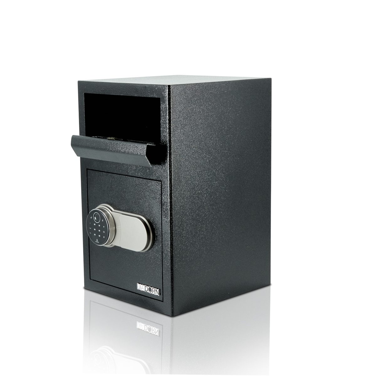 Einwurftresor mit Einwurfklappe mit Fingerprint Pin-Code Schloss | Fingerabdruck Scanner