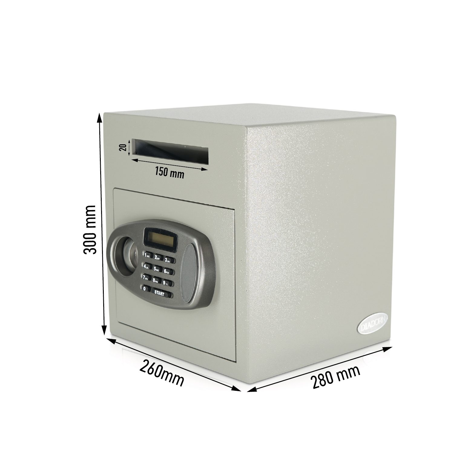Einwurftresor | Geschäftskunden | Pin - Code - Elektronik Schloss | Depositsafe