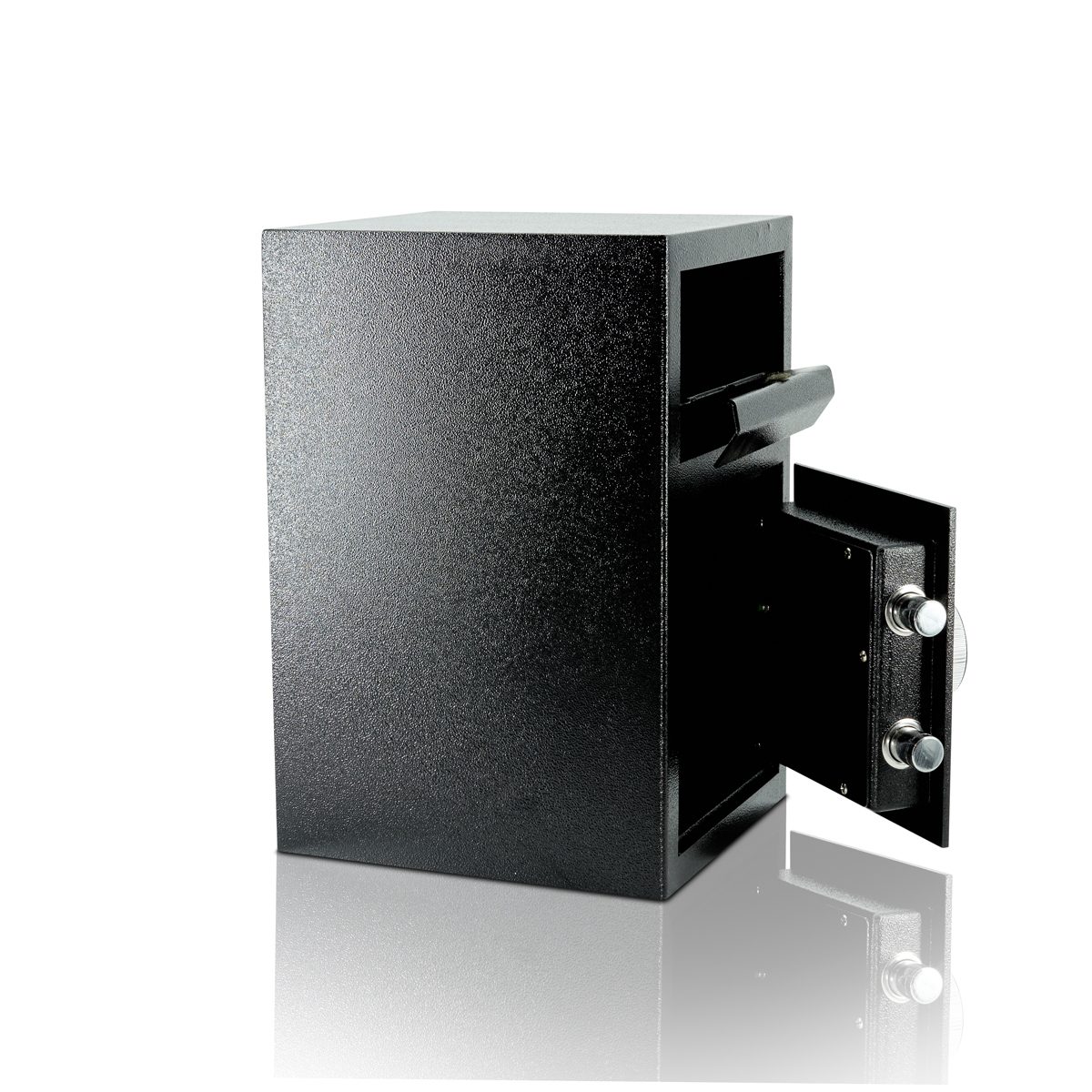 Einwurftresor mit Einwurfklappe mit Fingerprint Pin-Code Schloss | Fingerabdruck Scanner