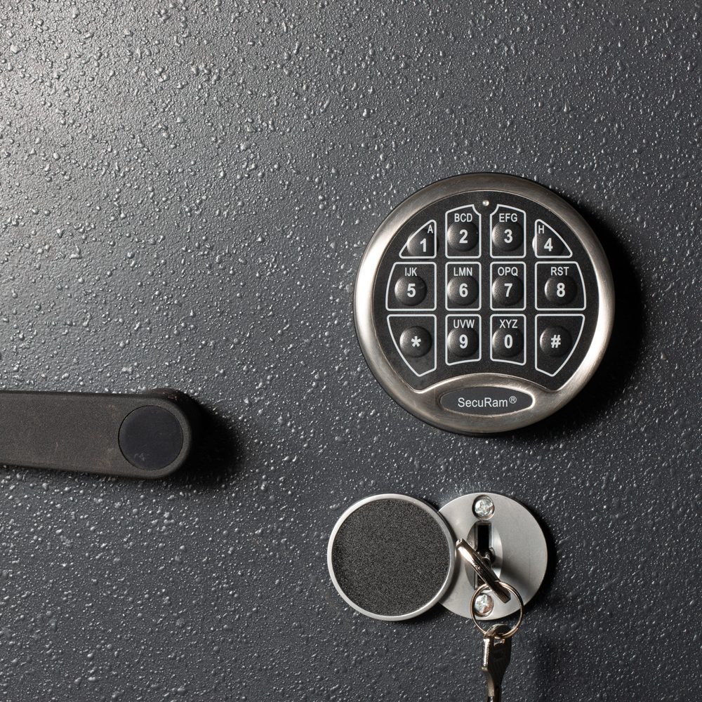 Schwerer Einwurftresor | Sehr sicher | 8 Verschlussbolzen | 4 Augen Schloss Prinzip |  Schlüsselschloss & Pin Code